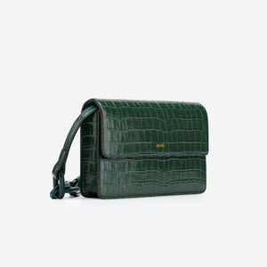 JW Pei Mini Flap Croc Embossed Crossbody Bag