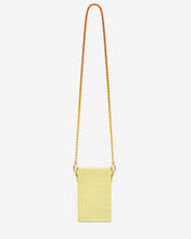 Load image into Gallery viewer, Lola Chain Phone Case - Light Yellow Croc

